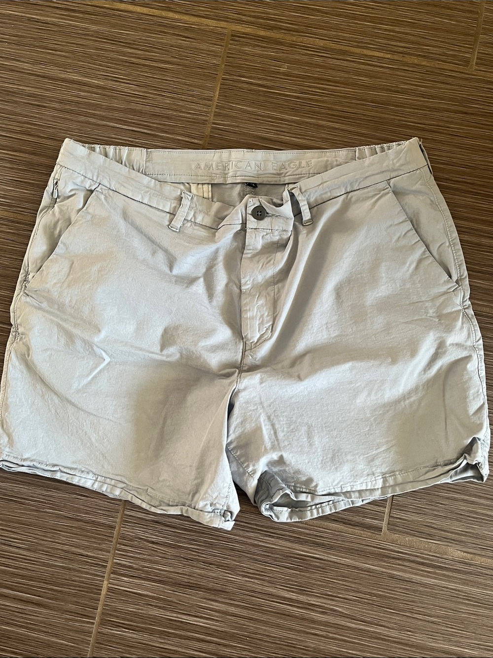 American Eagle Outfitters Men’s Light light blue lived in Shorts  7”